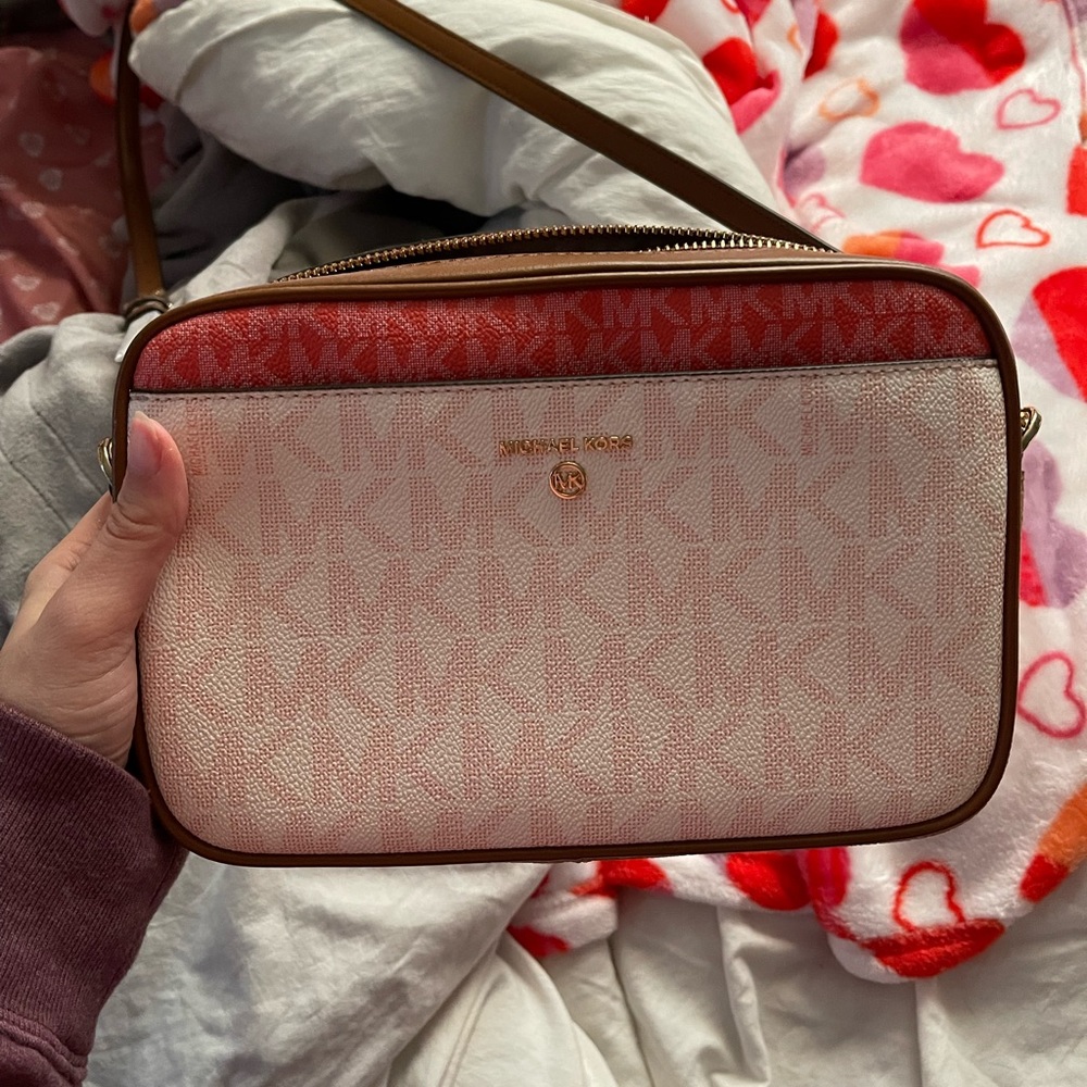 SOLD Grapefruit Michael kors crossbody